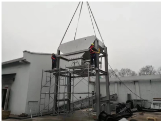 南京現(xiàn)場 皮帶機即將安裝完成！??！